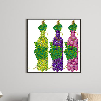 Succulent Wine - Special Shaped Drill Diamond Painting 30*30CM