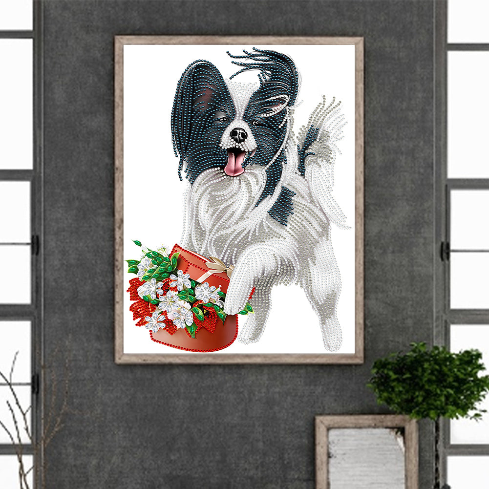 Puppy - Special Shaped Drill Diamond Painting 30*40CM