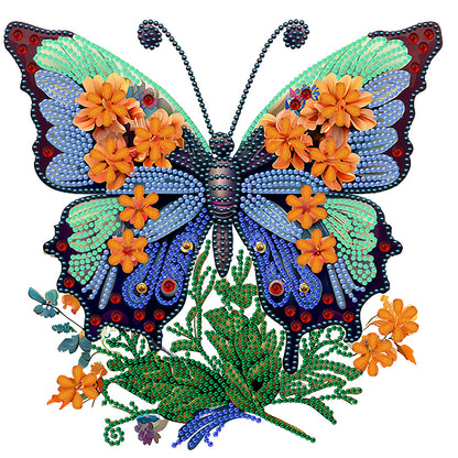 Butterfly Season - Special Shaped Drill Diamond Painting 30*30CM