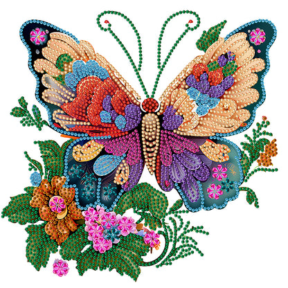 Butterfly Season - Special Shaped Drill Diamond Painting 30*30CM