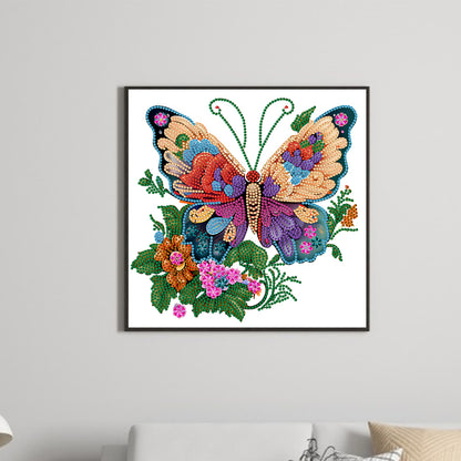 Butterfly Season - Special Shaped Drill Diamond Painting 30*30CM