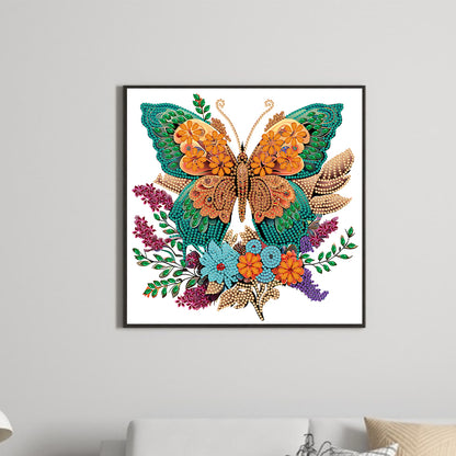 Butterfly Season - Special Shaped Drill Diamond Painting 30*30CM