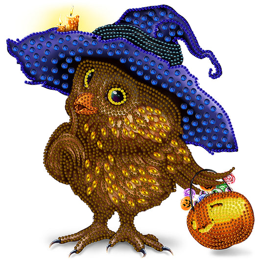 Owl - Special Shaped Drill Diamond Painting 30*30CM