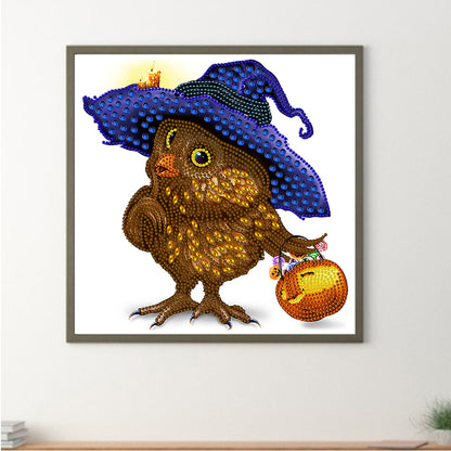 Owl - Special Shaped Drill Diamond Painting 30*30CM