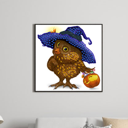 Owl - Special Shaped Drill Diamond Painting 30*30CM