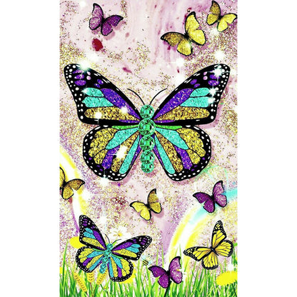 Butterfly - Full Round Drill Diamond Painting 30*50CM