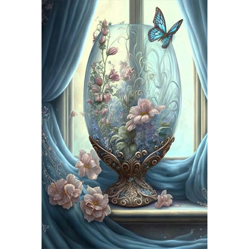 Windowsill Cup - Full Square Drill Diamond Painting 20*30CM