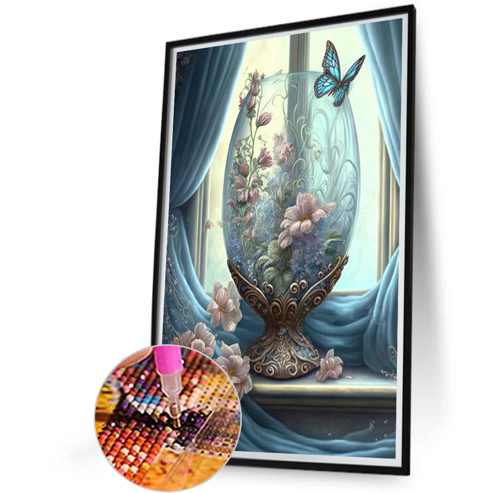 Windowsill Cup - Full Square Drill Diamond Painting 20*30CM