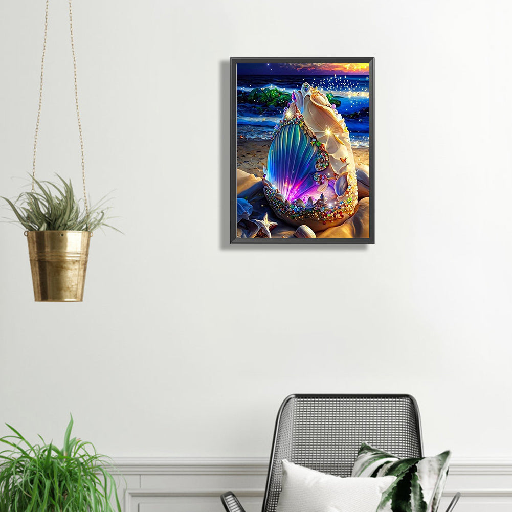 Conch - Full Square Drill Diamond Painting 30*40CM