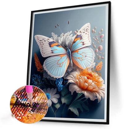 Butterfly - Full Square Drill Diamond Painting 30*40CM