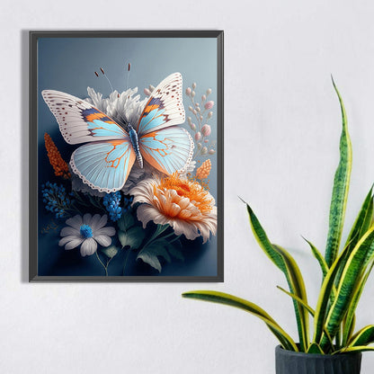 Butterfly - Full Square Drill Diamond Painting 30*40CM