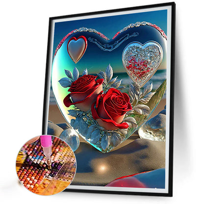 Love Rose - Full Square Drill Diamond Painting 40*50CM