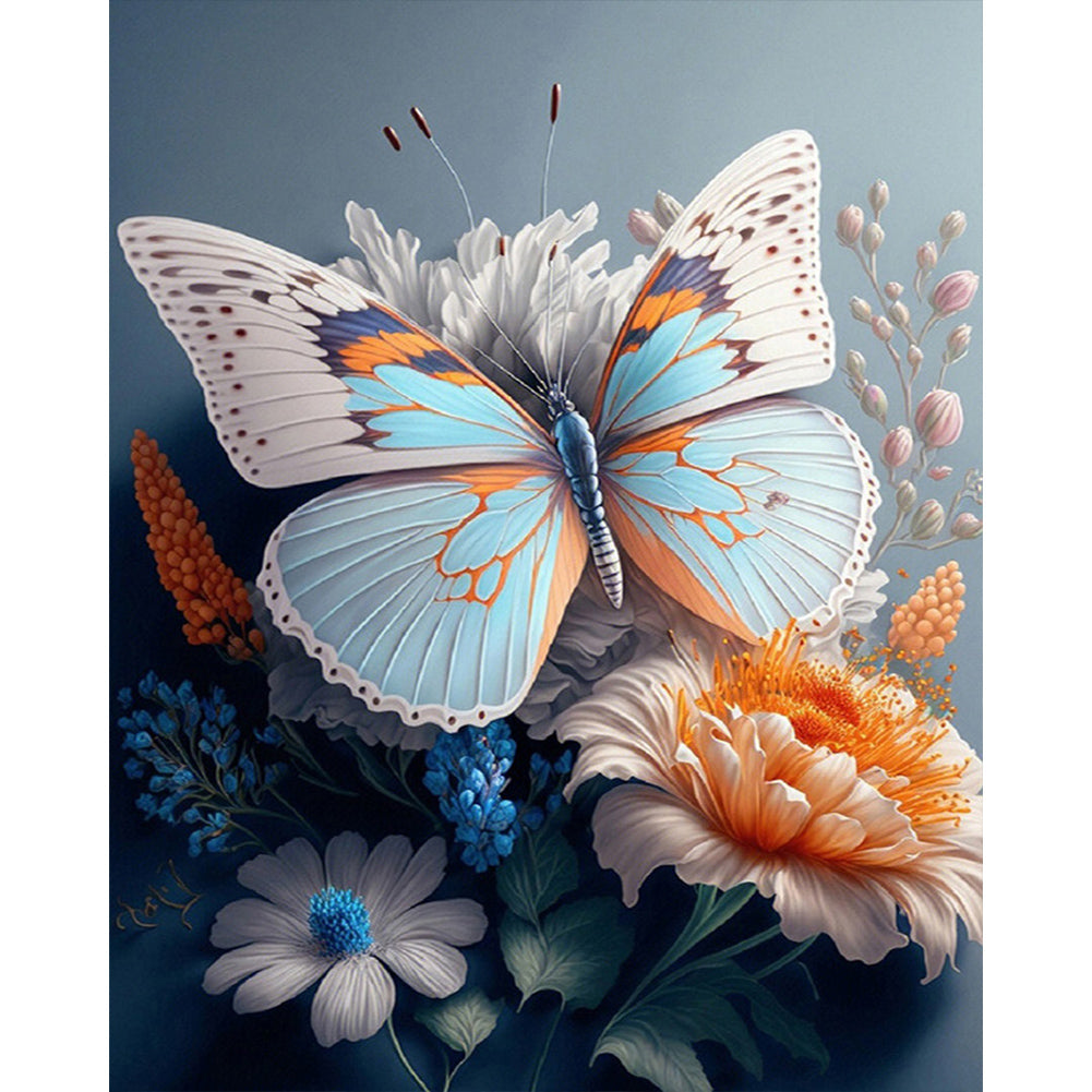 Butterfly - Full Square Drill Diamond Painting 40*50CM