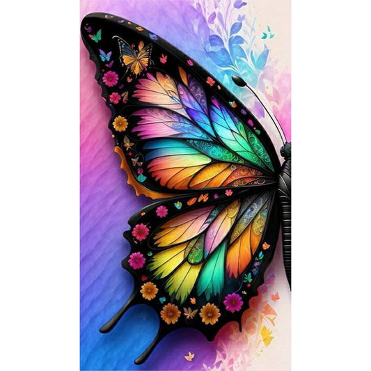 Butterfly - Full Round Drill Diamond Painting 40*70CM