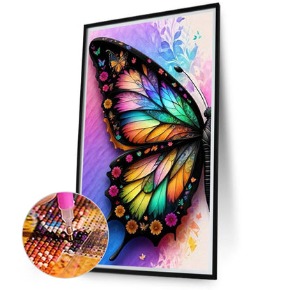 Butterfly - Full Round Drill Diamond Painting 40*70CM