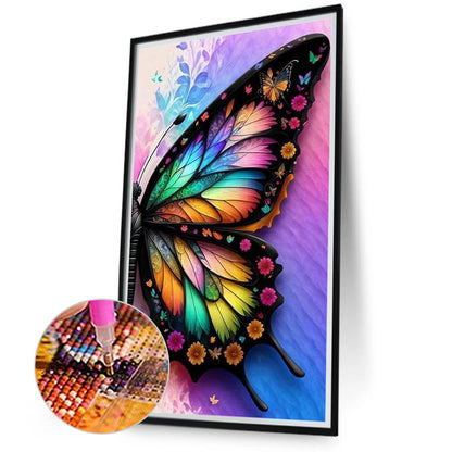 Butterfly - Full Round Drill Diamond Painting 40*70CM