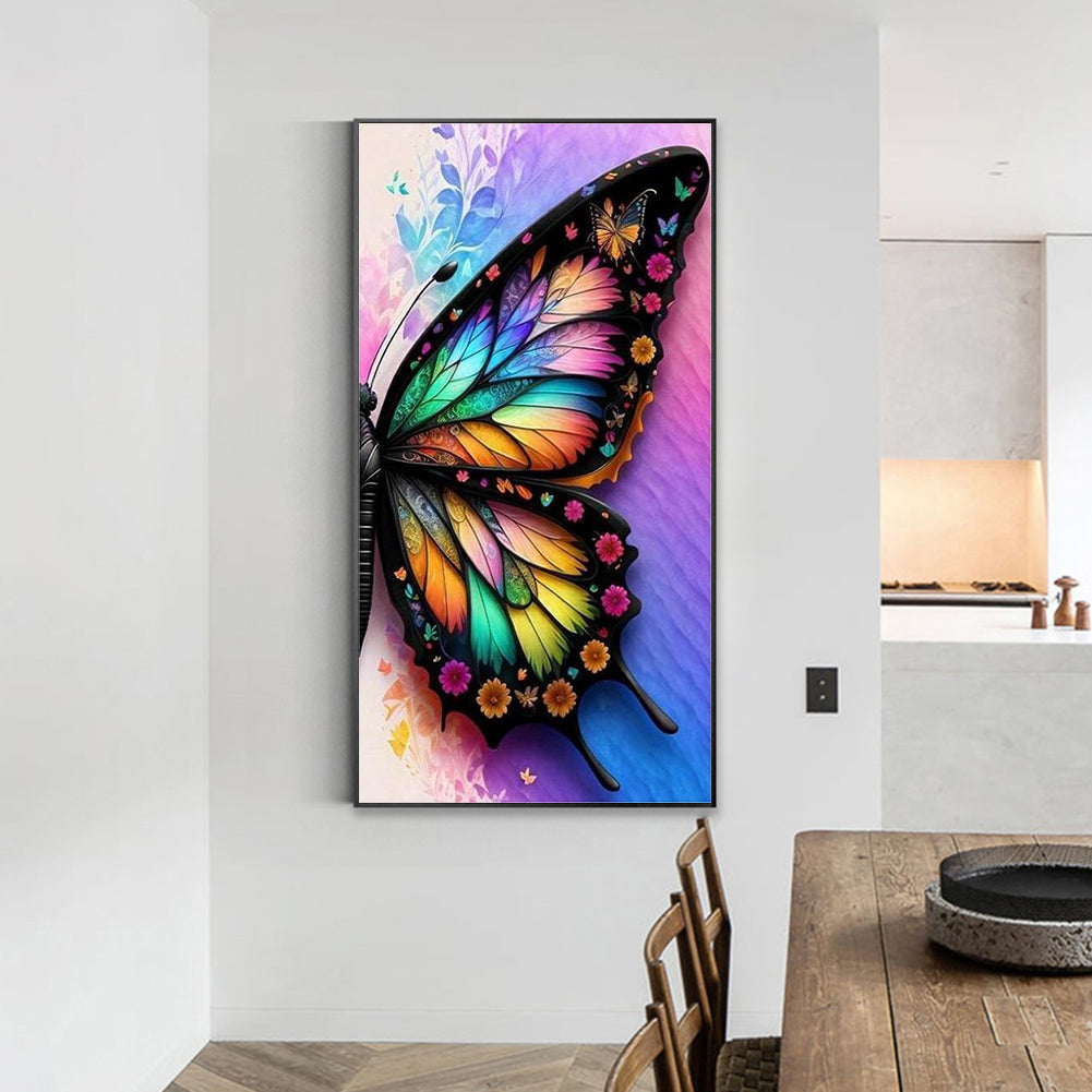 Butterfly - Full Round Drill Diamond Painting 40*70CM