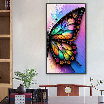 Butterfly - Full Round Drill Diamond Painting 40*70CM