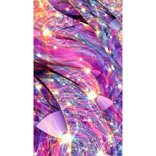 Purple Streamer - Full Round Drill Diamond Painting 40*70CM