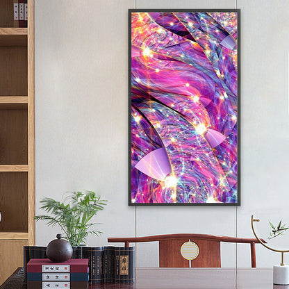 Purple Streamer - Full Round Drill Diamond Painting 40*70CM