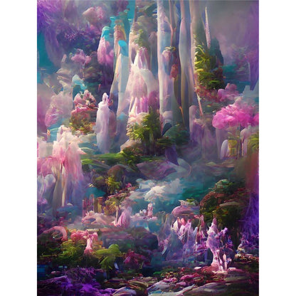 Magic Landscape - Full Round Drill Diamond Painting 30*40CM
