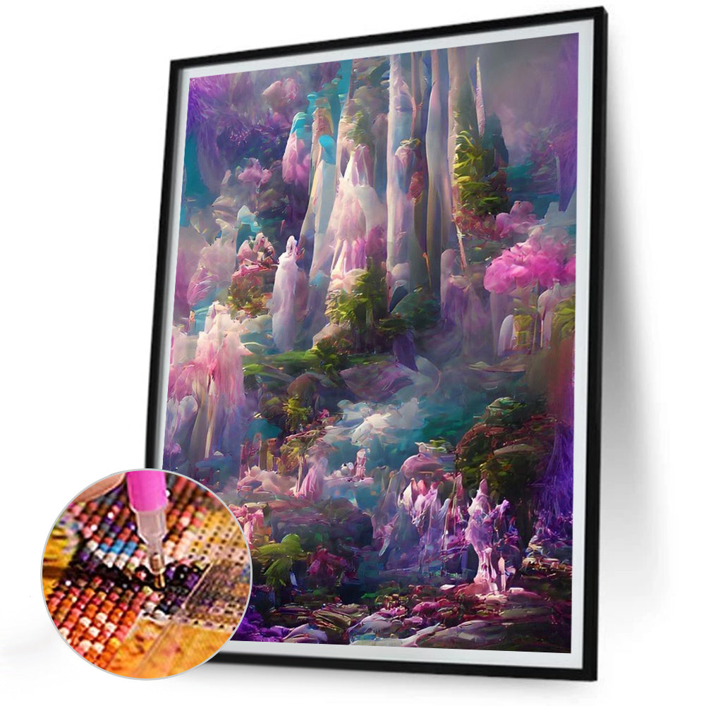 Magic Landscape - Full Round Drill Diamond Painting 30*40CM