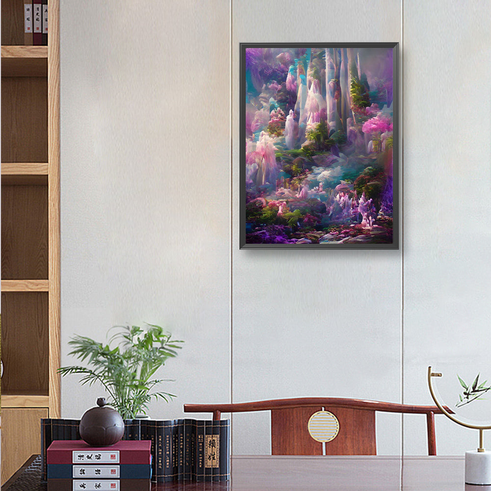 Magic Landscape - Full Round Drill Diamond Painting 30*40CM