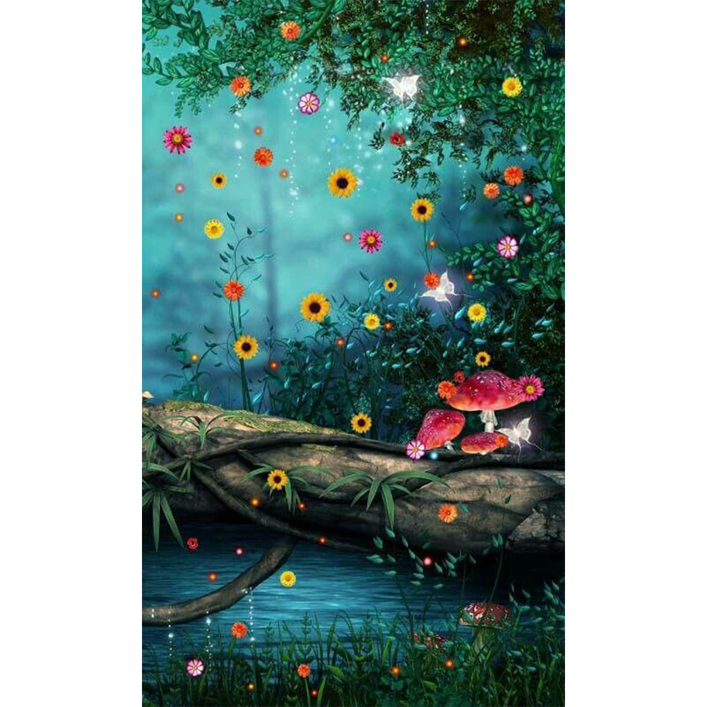Magic Landscape - Full Round Drill Diamond Painting 30*50CM