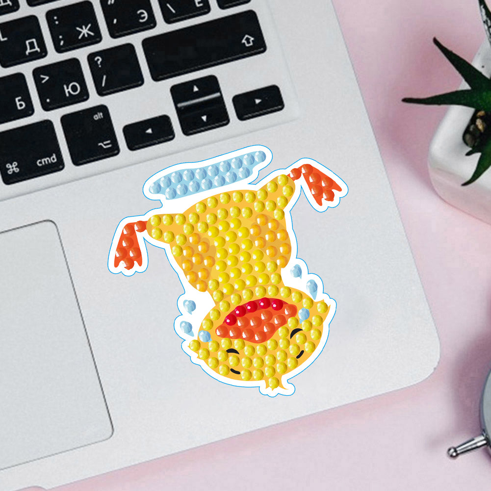 2pcs Diamond Mosaic Sticker Art Crafts Animal DIY Cartoon Stickers Children Gift