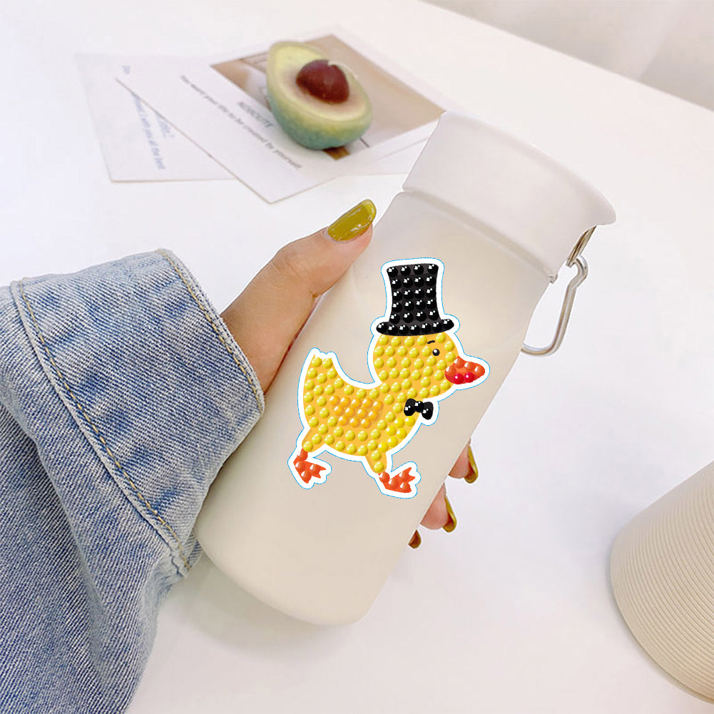 2pcs Diamond Mosaic Sticker Art Crafts Animal DIY Cartoon Stickers Children Gift