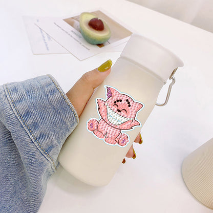 2pcs Diamond Mosaic Sticker Art Crafts Animal DIY Cartoon Stickers Children Gift