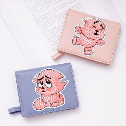 2pcs Diamond Mosaic Sticker Art Crafts Animal DIY Cartoon Stickers Children Gift