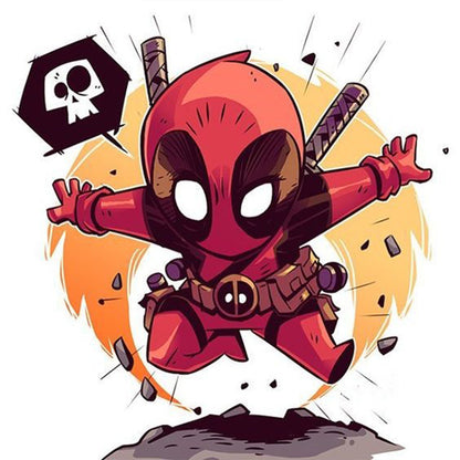 Deadpool - Full Round Drill Diamond Painting 30*30CM