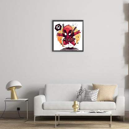 Deadpool - Full Round Drill Diamond Painting 30*30CM