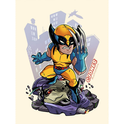 Wolverine - Full Round Drill Diamond Painting 30*40CM