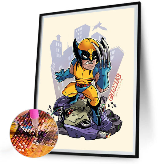 Wolverine - Full Round Drill Diamond Painting 30*40CM
