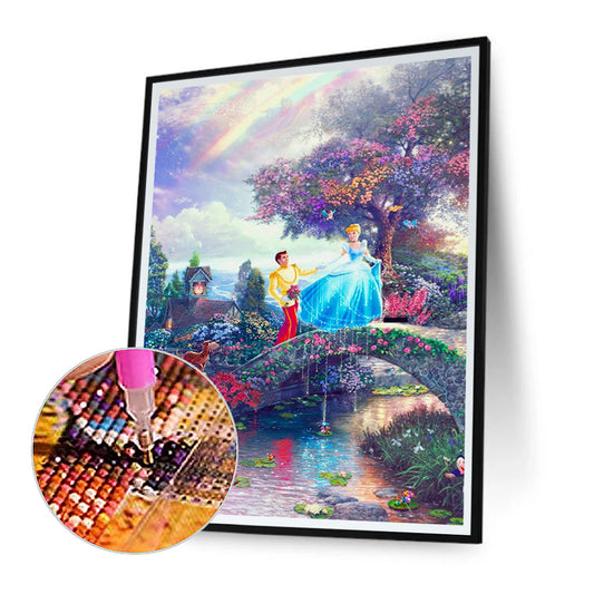 Cinderella - Full Round Drill Diamond Painting 30*40CM