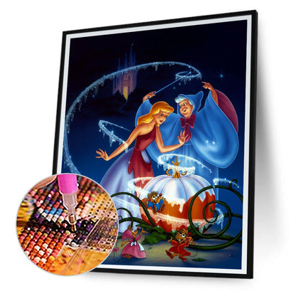 Cinderella - Full Round Drill Diamond Painting 30*40CM