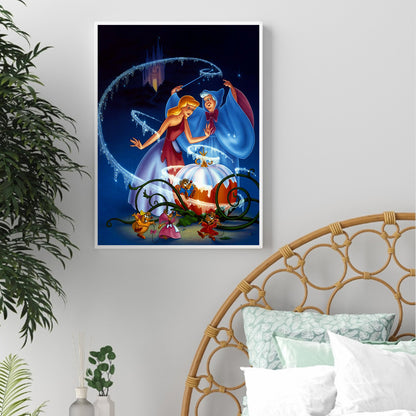 Cinderella - Full Round Drill Diamond Painting 30*40CM