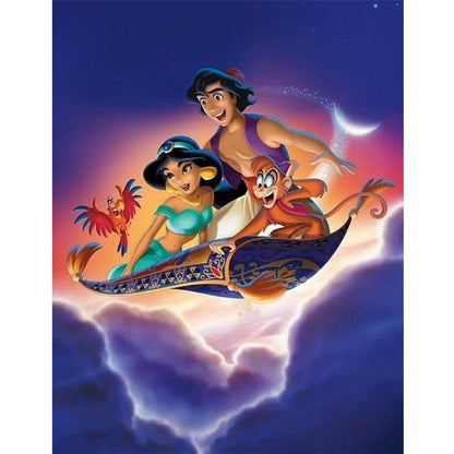 Aladdin'S Lamp - Full Round Drill Diamond Painting 30*40CM