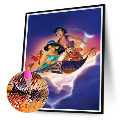 Aladdin'S Lamp - Full Round Drill Diamond Painting 30*40CM