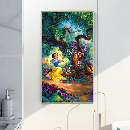 Snow White - Full Round Drill Diamond Painting 30*50CM