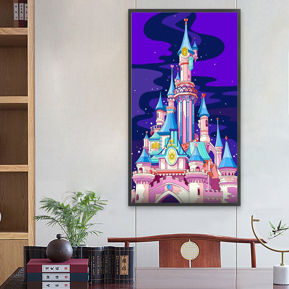 Castle - Full Round Drill Diamond Painting 30*50CM