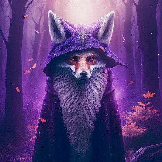 Fox Wizard - Full Round Drill Diamond Painting 30*30CM