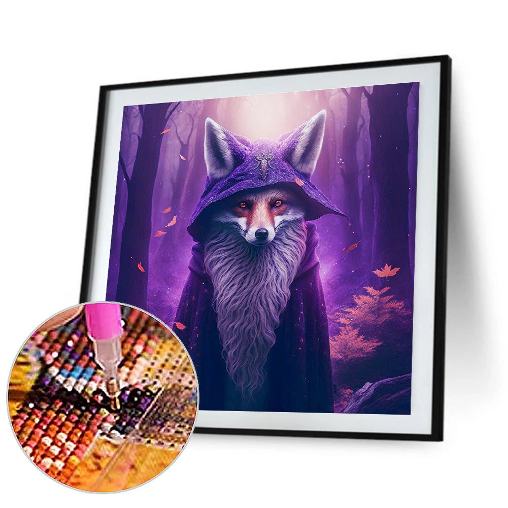 Fox Wizard - Full Round Drill Diamond Painting 30*30CM