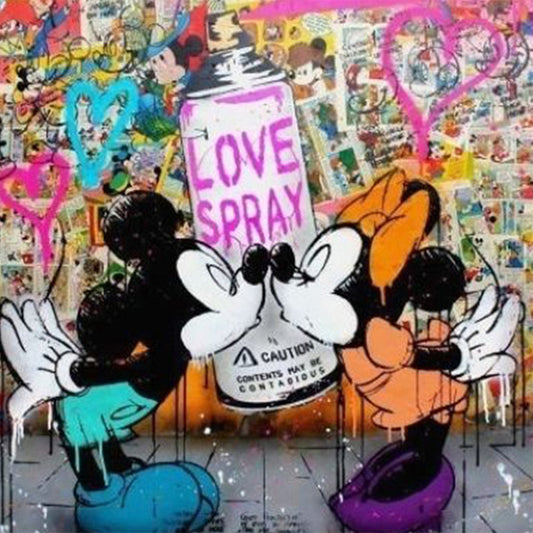 Mickey Minnie - Full Square Drill Diamond Painting 50*50CM