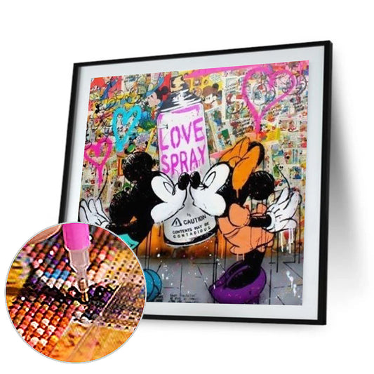 Mickey Minnie - Full Square Drill Diamond Painting 50*50CM