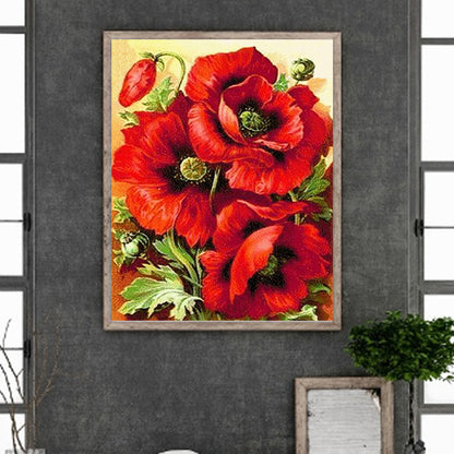 Poppy - Full Square Drill Diamond Painting 40*50CM