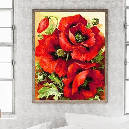 Poppy - Full Square Drill Diamond Painting 40*50CM