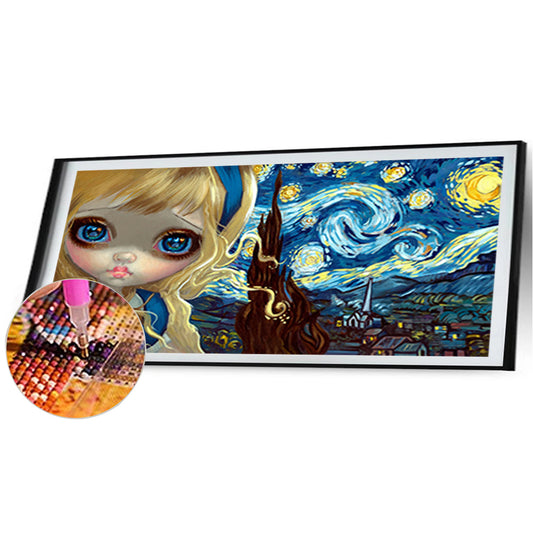 Alice In Wonderland - Full Round Drill Diamond Painting 90*40CM